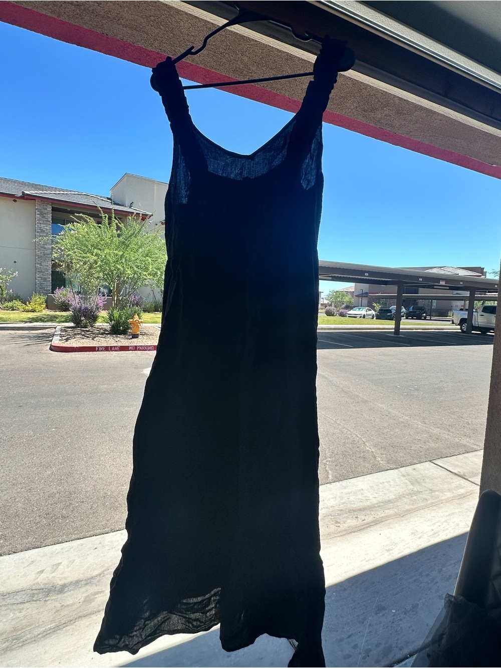 Black Sleeveless Maxi Dress